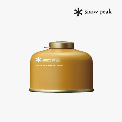 스노우피크 Snowpeak 프로이소 110-K (GPK-110GR) 기가파워 가스 110g
