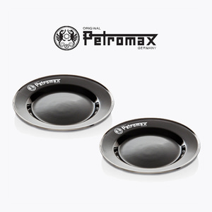 페트로막스 Petromax 에나멜 플레이트 캠핑용 접시 (2개입) / 블랙