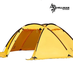 힐맨 벙커돔 쉘터 &amp; 텐트 레드8인용 쉘터와 4인용 텐트 사용가능한 텐트
