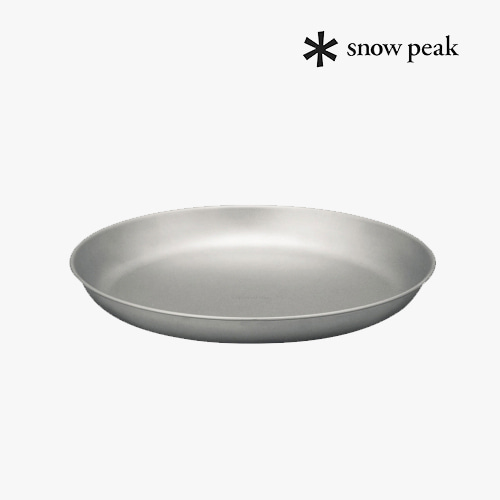 스노우피크 Snowpeak 티탄트렉플레이트 STW-002T 티타늄 경량 소재 접시