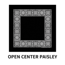 하바행크 HAV A HANK 오픈 센터 페이즐리 반다나 스카프 (Black)